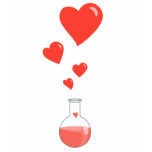Flask of Hearts Dark Geek t-shirts