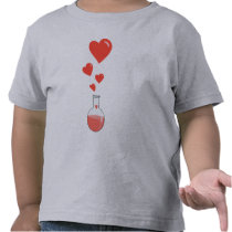 Flask of Hearts Geek T Shirt
