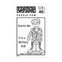 Flat Brat(tm)Military Kid Stamps