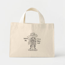 Flat Brat (tm) Navy Kid bag