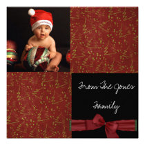 Flat Christmas Greeting Cards invitations
