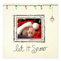 Flat Christmas Greeting Cards invitations