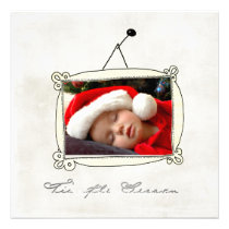 Flat Christmas Greeting Cards invitations