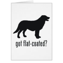 Flat-coated Retriever Greeting Card