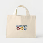 FLAT-COATED RETRIEVER Dad Paw Print 1 Tote Bag