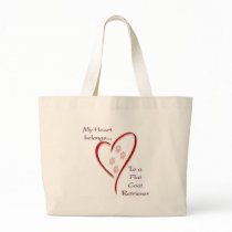 Flat-Coated Retriever Heart Belongs bags