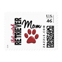 Flat-Coated Retriever Mom 2 Stamp