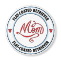 FLAT-COATED RETRIEVER mom magnet