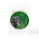 Flat-Coated Retriever Peace cards by GreyWolfCreation Flat-Coated Retriever Peace cards