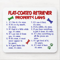 FLAT COATED RETRIEVER Property Laws 2 mousepads by poochloverstuff FLAT COATED RETRIEVER Property Laws 2 mousepads