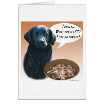 Flat-Coated Retriever Turkey cards