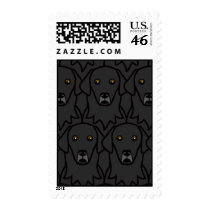 Flat-Coated Retrievers Stamp