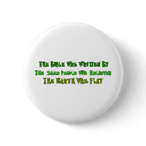 Flat Earth Historians Pinback Buttons
