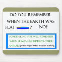 Flat Earth Mousepad by allinharmony Flat Earth Mousepad