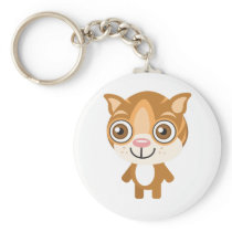 Flat Headed Cat - My Conservation Park Key Chains