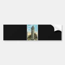 Flat Iron Building. Broadway and Fifth Ave. NYC Bumper Sticker