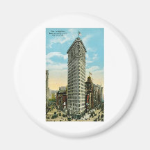 Flat Iron Building. Broadway and Fifth Ave. NYC Fridge Magnet