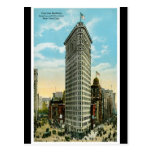 Flat Iron Building. Broadway and Fifth Ave. NYC Postcard