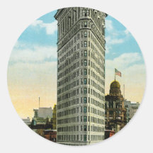 Flat Iron Building. Broadway and Fifth Ave. NYC Sticker
