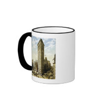 Flat Iron Building New York City, NY 1903 Vintage Mugs
