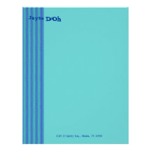 Flat Line Blues Custom Letterhead