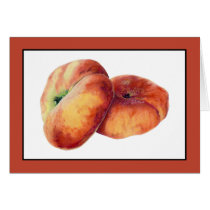 Flat Nectarines Card by floatinglemons Flat Nectarines Card