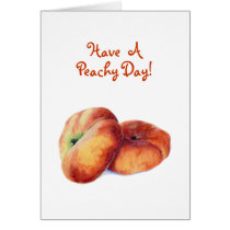 Flat Nectarines Card cards