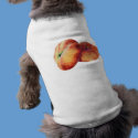 Flat Nectarines Dog T-shirt pet clothing by floatinglemons Flat Nectarines Dog T-shirt pet clothing
