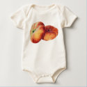 Flat Nectarines Organic Infant T-shirt by floatinglemons Flat Nectarines Organic Infant T-shirt