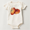 Flat Nectarines Organic Infant T-shirt by floatinglemons Flat Nectarines Organic Infant T-shirt