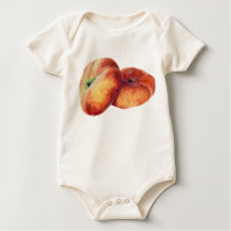 Flat Nectarines Organic Infant T-shirt by floatinglemons Flat Nectarines Organic Infant T-shirt