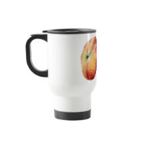 Flat Nectarines Travel Mug mugs