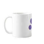 Flat puppy(Purple) mugs
