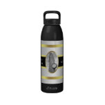 Flatiron Building Invite Suite White Gold BW Drinking Bottles
