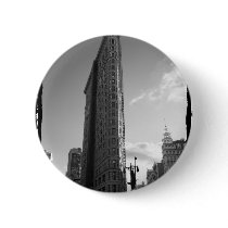 Flatiron Building Photo Pinback Buttons