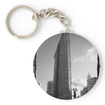 Flatiron Building Photo Keychain