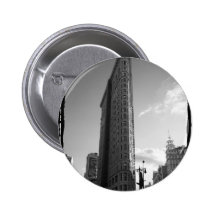 Flatiron Building Photo Pinback Buttons