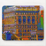 Flatiron Building Rear View - Psychedelic Style Mouse Pad