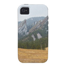Flatirons Boulder Colorado Winter View Vibe iPhone 4 Cover