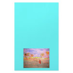 flats fly fishing girl stationery paper