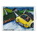 Flatties go for summer drive cards