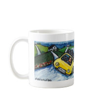 Flatties go for summer drive coffee mugs
