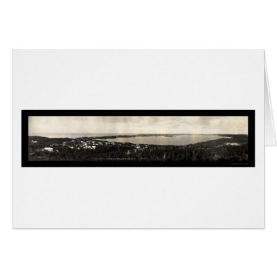 Flatts Village Bermuda Photo 1911 Greeting Cards by lc_panoramicphotos. A classic image from Zazzle's extensive collection of over 3200 panoramic 