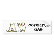Flatulent Sheep Bumper Sticker bumper stickers by ticklemonkey Flatulent Sheep Bumper Sticker bumper stickers