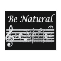 Flautists Know How to Be Natural postcards by Stefanie_Rski Flautists Know How to Be Natural postcards