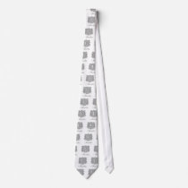 FLAWLESS GREY AND WHITE TIE