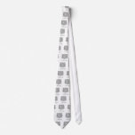 FLAWLESS GREY AND WHITE TIE