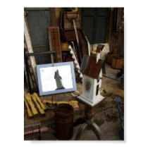 flea market find (steeple in mirror) posters by loudenbur flea market find (steeple in mirror) posters