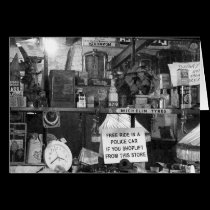 Flea Market Still-Life -B&W cards