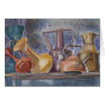 Fleamarket Pots Greeting Card